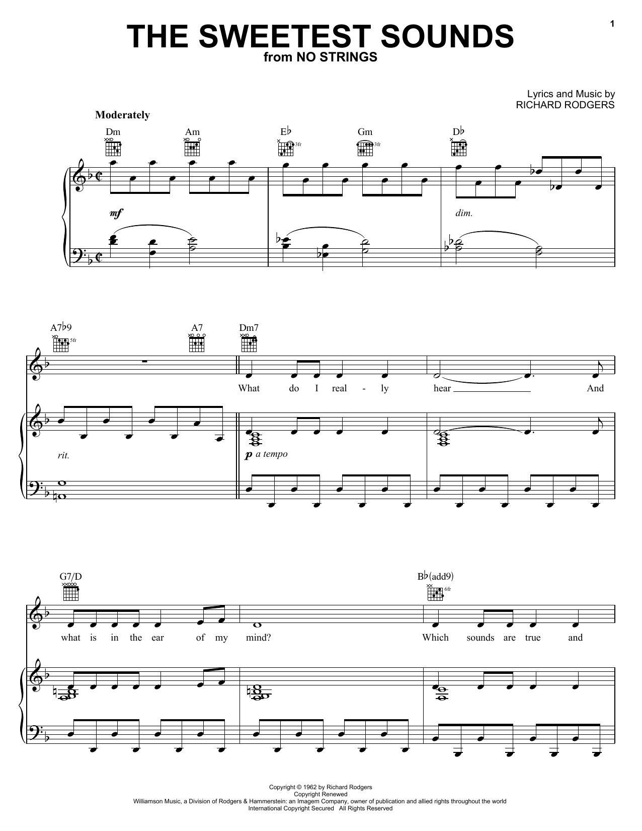 Produktbild zu: The Sweetest Sounds (from Cinderella)