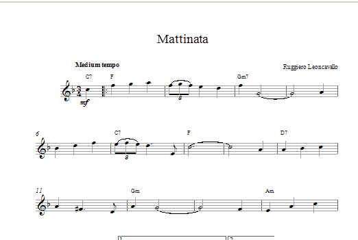 Produktbild zu: Mattinata