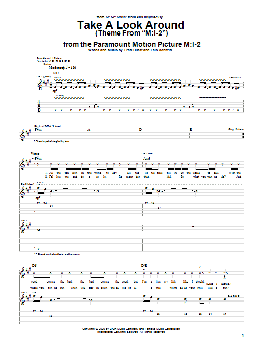 Product gallery: Page 1 of 1 Take A Look Around (Theme From "M:I-2"), Limp Bizkit