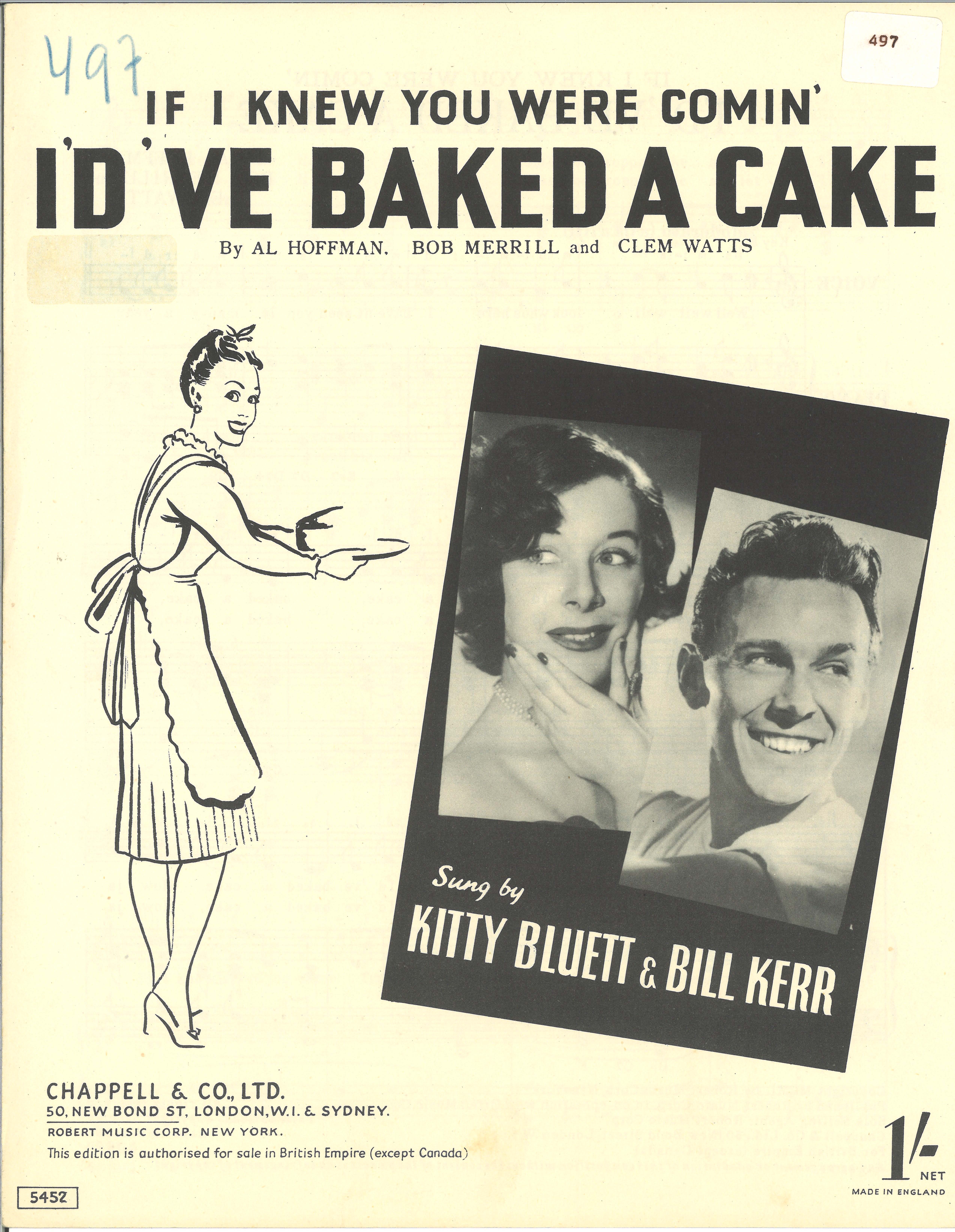 cover: (If I Knew You Were Comin') I'd've Baked A Cake, Kitty Bluett, Gesang, Gitarre, Klavier