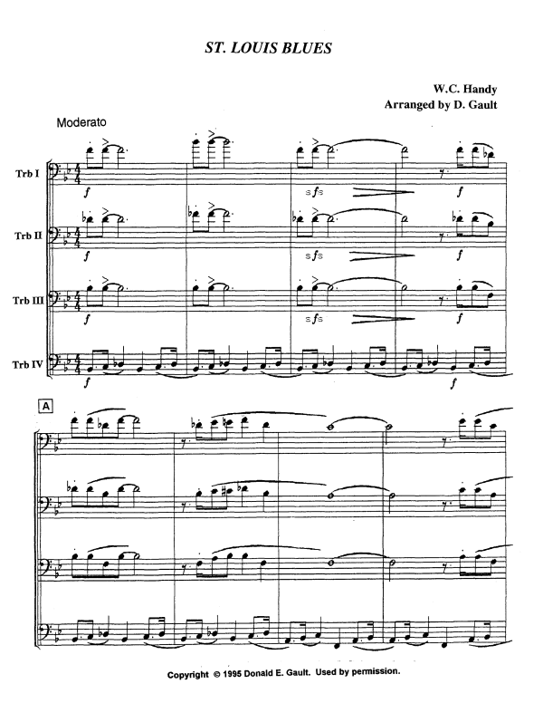 Produktgalerie: Seite 1 von 11 St. Louis Blues, , Posaunen Quartett