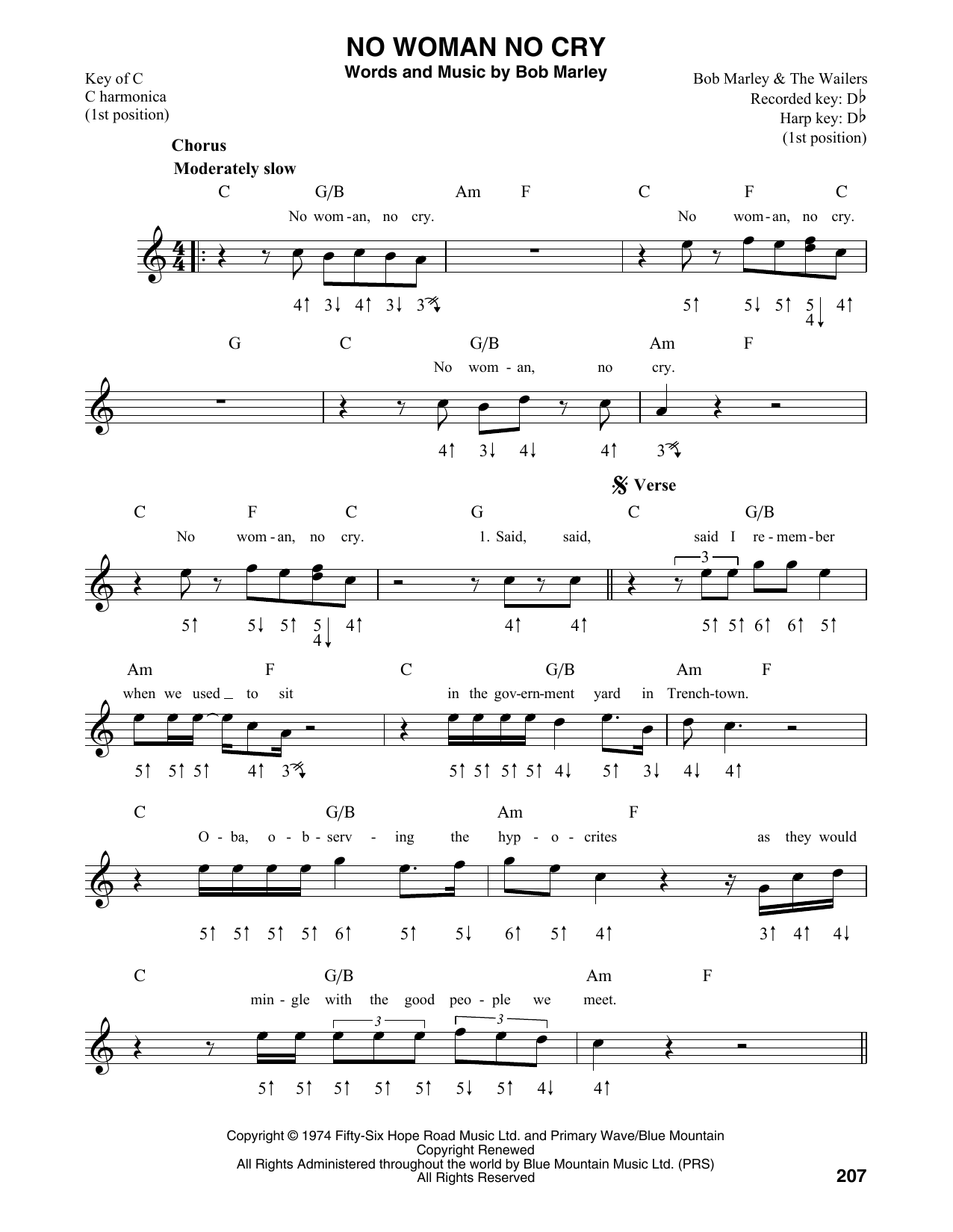 Product gallery: Page 1 of 1 No Woman No Cry, Bob Marley