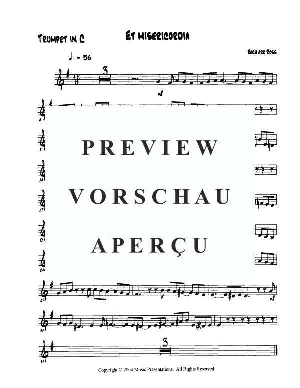 Produktgalerie: Seite 10 von 11 Et Misericordia, , BlechblÀser Trio und Klavier