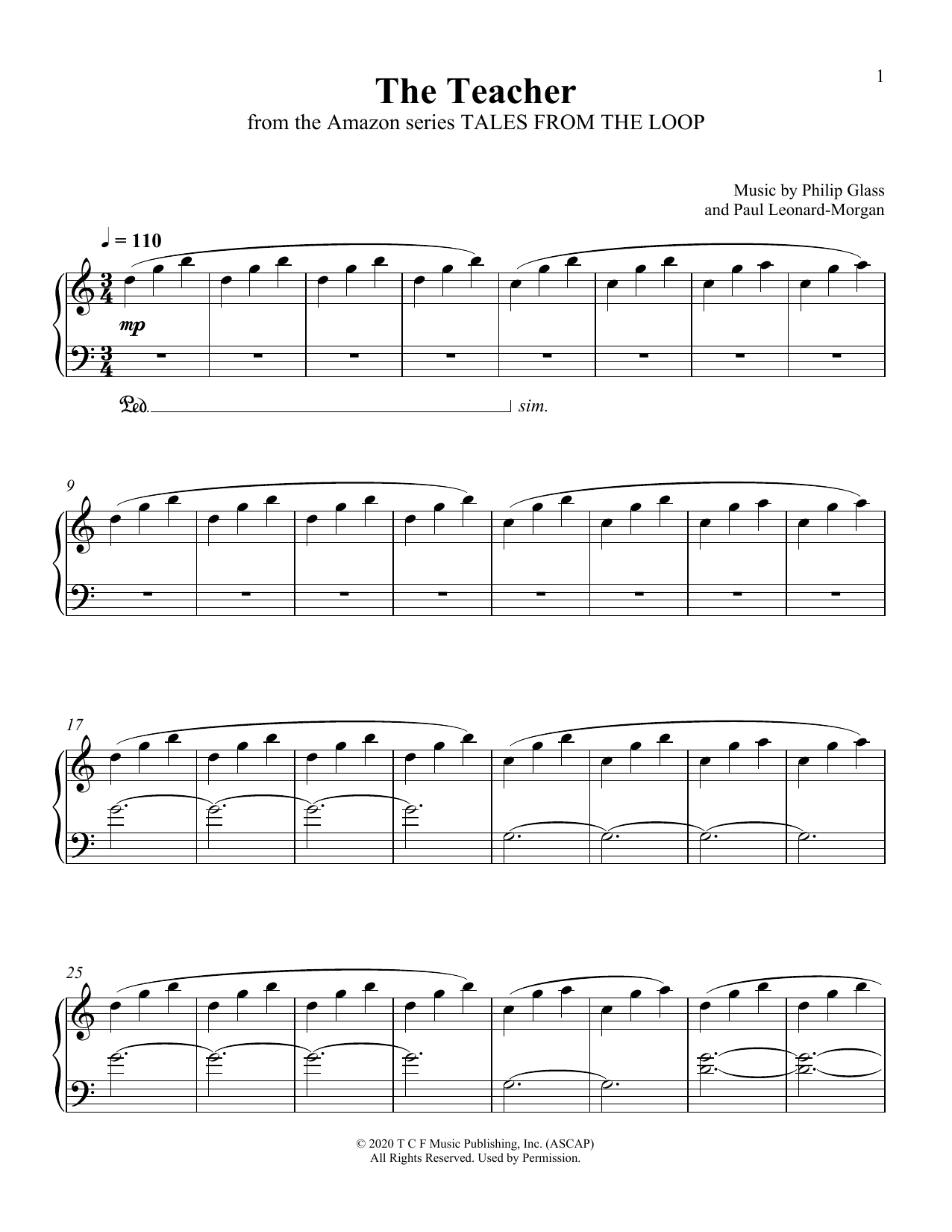 Produktbild zu: The Teacher (from Tales From The Loop)