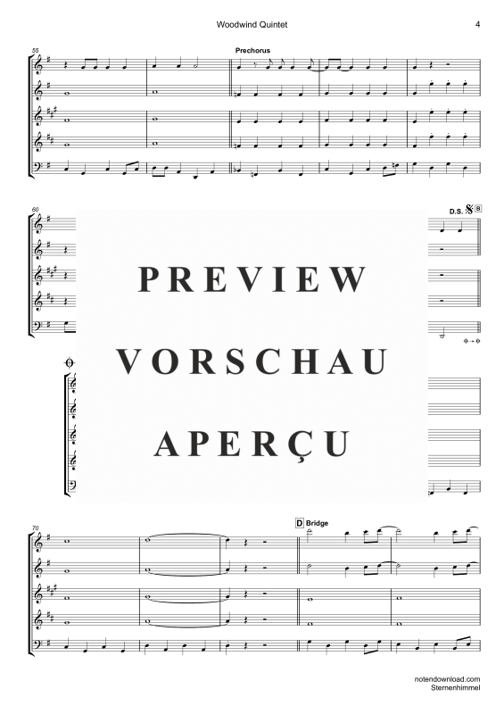 gallery: Sternenhimmel, Kah, Hubert, (Holzbläser Quintett)