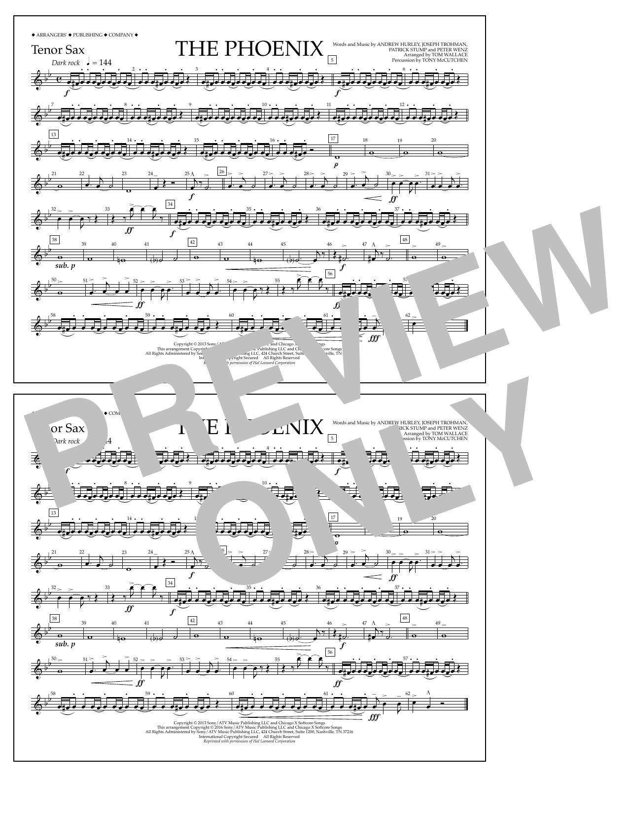 Product picture to: The Phoenix - Tenor Sax