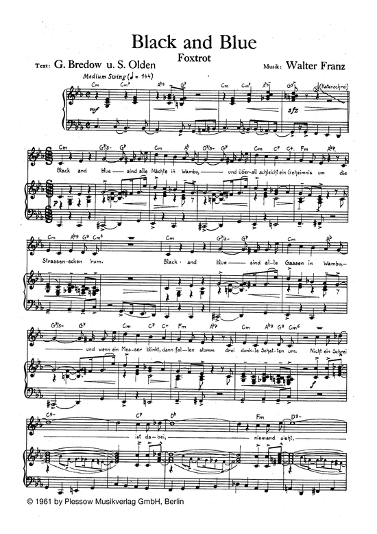 Produktbild zu: Black and BlueFoxtrott