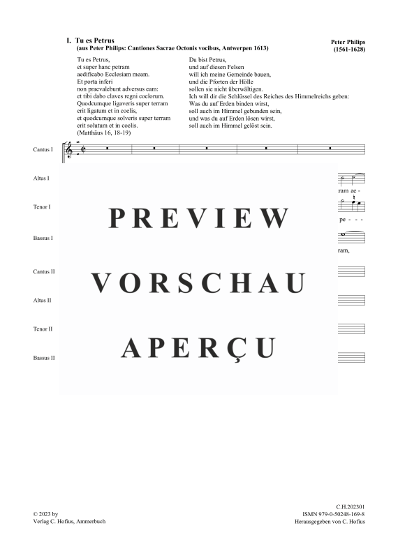 gallery: Cantiones Sacrae octonis vocibus, , (Gemischter Chor 8-stimmig)
