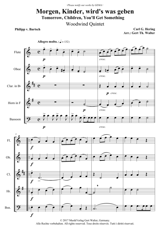 Produktbild zu: Morgen, Kinder, wird´s was geben Carl G. Hering