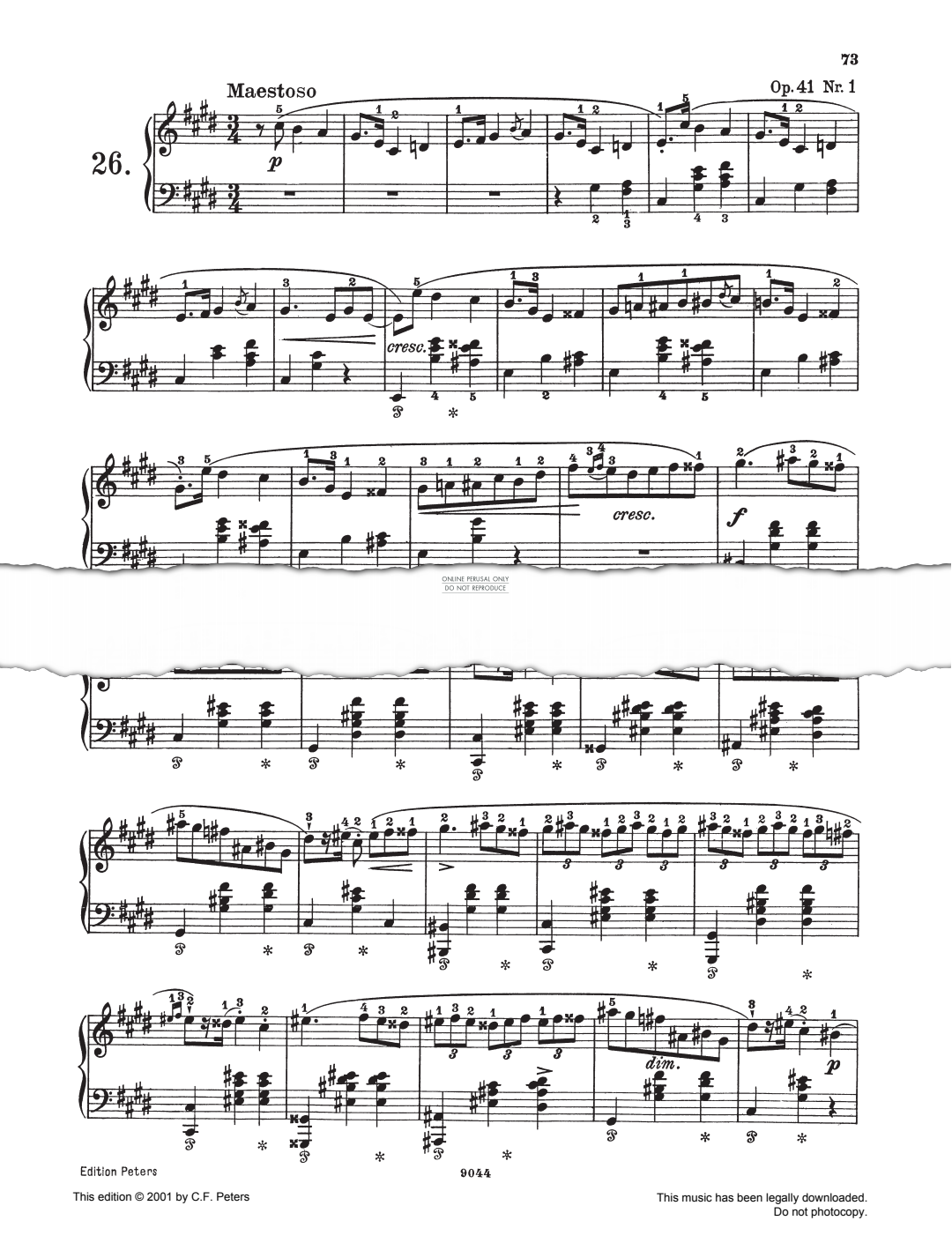 Produktbild zu: Mazurkas Op. 41 No. 1