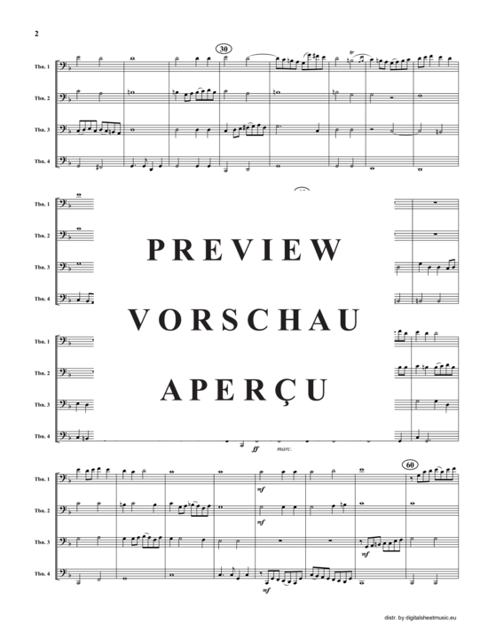 Product gallery: Page 3 of 13 Earl of Oxfords Marsch , , (Trombone Quartet)