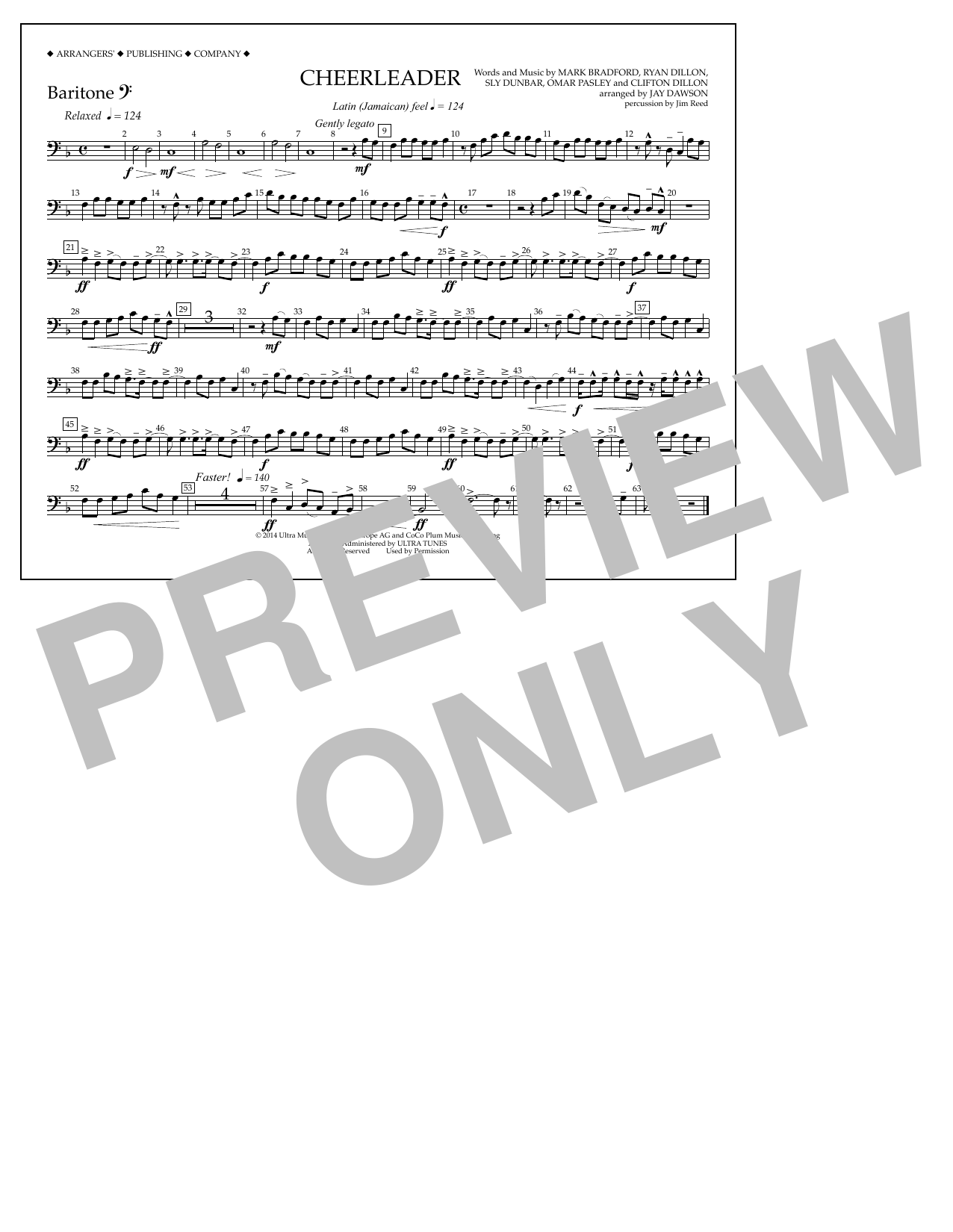 Produktbild zu: Cheerleader - Baritone B.C.