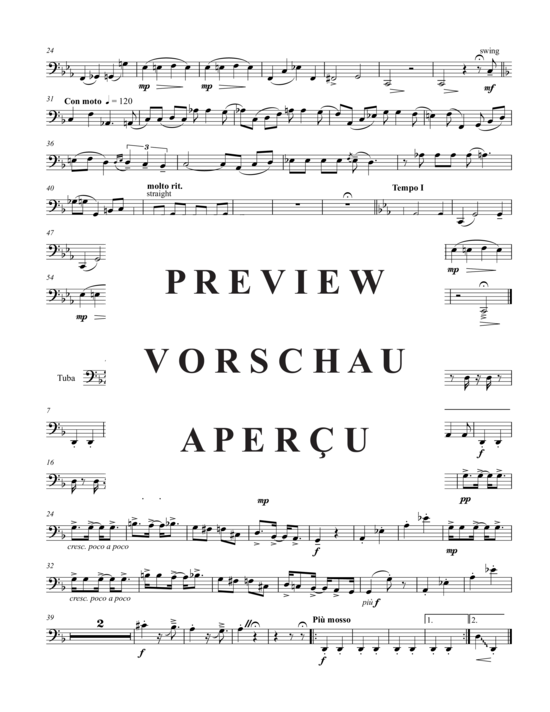 Produktgalerie: Seite 12 von 18 3 Preludes , , (Blechbläserquintett)