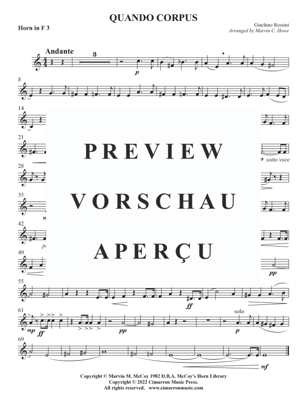 Product gallery: Page 10 of 11 Quando Corpus, , Horn Quartett