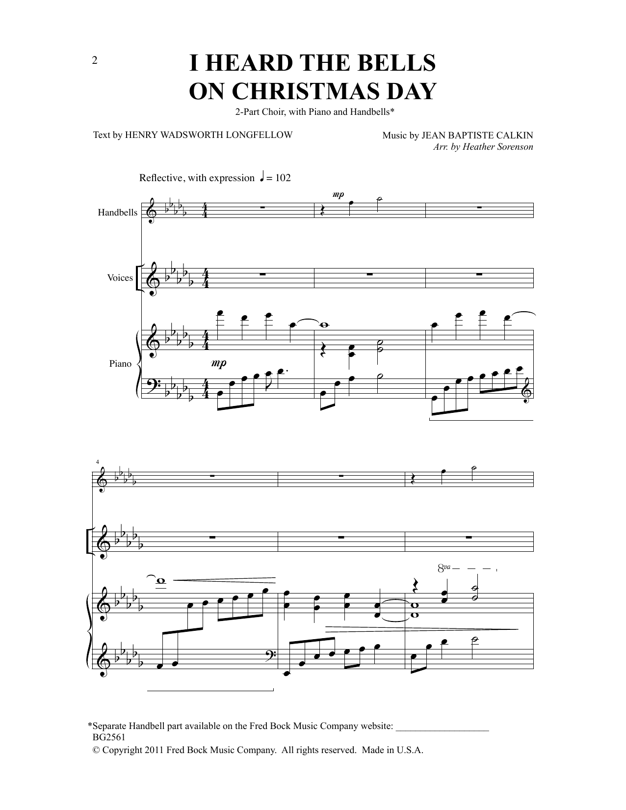 Produktbild zu: I Heard The Bells On Christmas Day