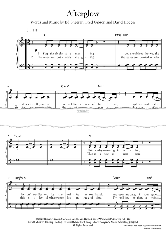 Product gallery: Page 1 of 1 Afterglow, Ed Sheeran