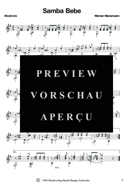 Produktgalerie: Seite 8 von 11 Bossa Nova, , Gitarre Solo