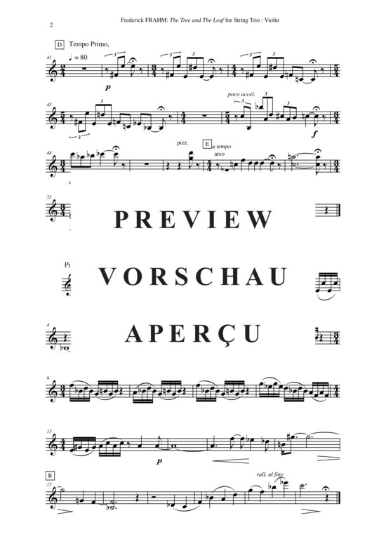 Produktgalerie: Seite 15 von 21 The Tree and the Leaf , , (Violine, Viola, Cello)