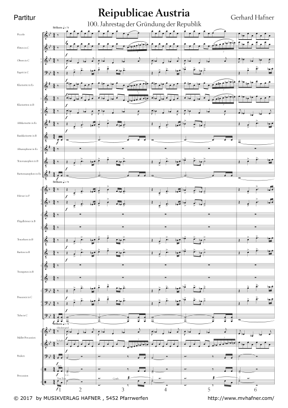 Product gallery: Page 1 of 11 Reipublicae Austria, , (large wind orchestra)