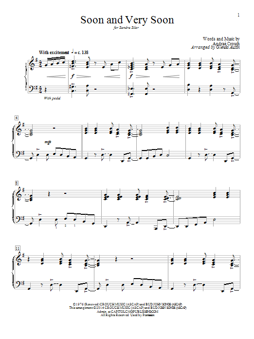 Produktbild zu: Soon And Very Soon (arr. Glenda Austin)