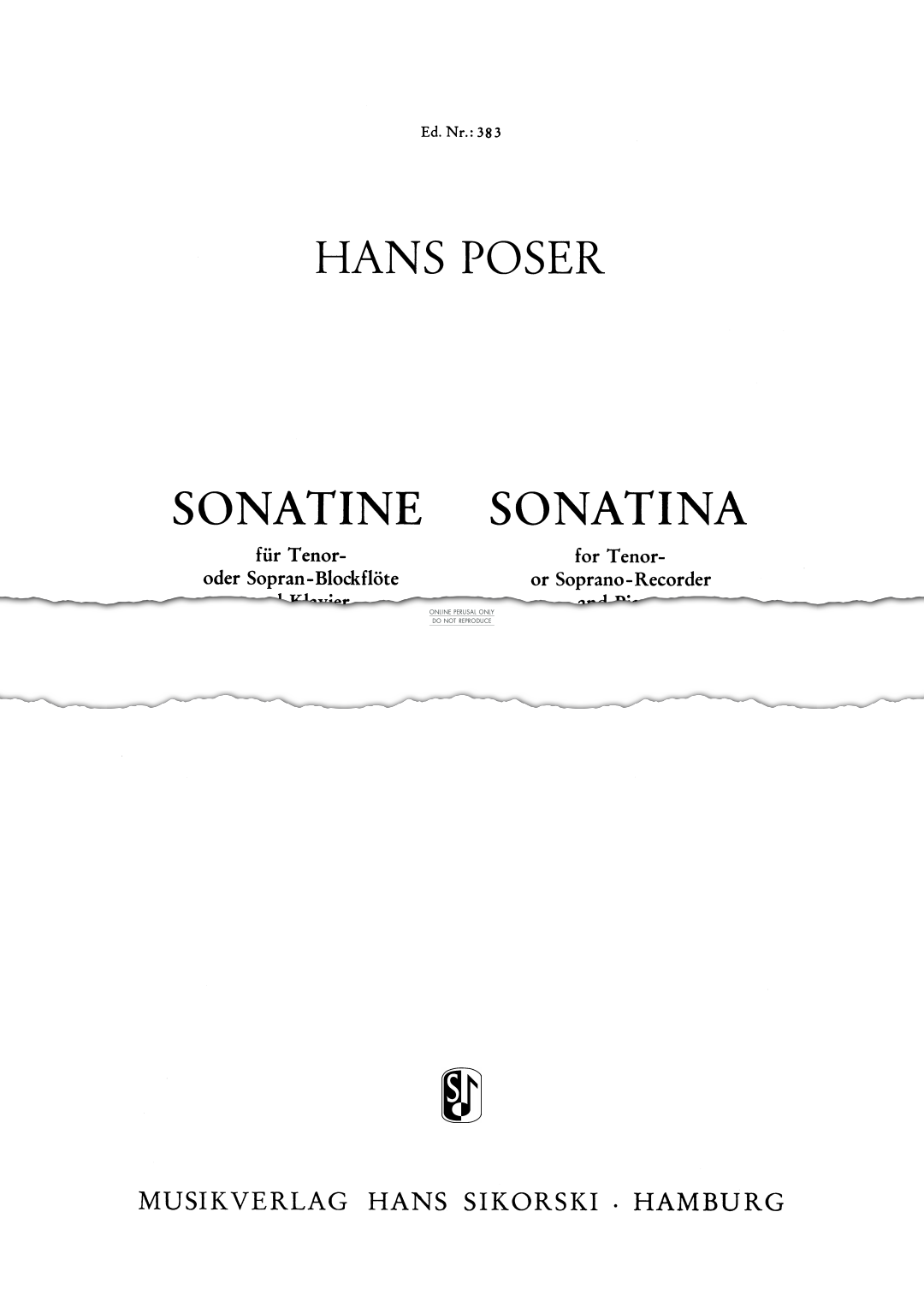 Product picture to: Sonatina