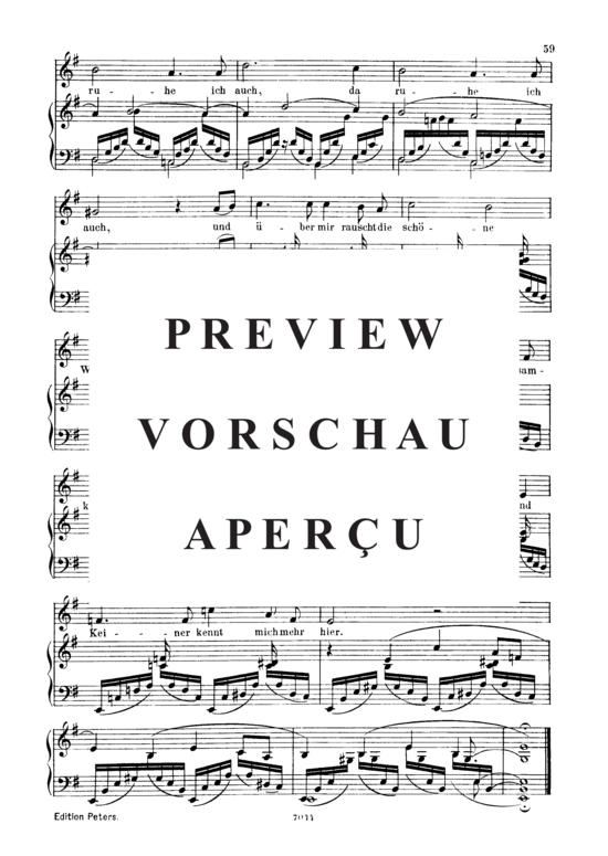Product gallery: Page 3 of 3 In der fremde Op.39 No.1, , Low Voice and Piano