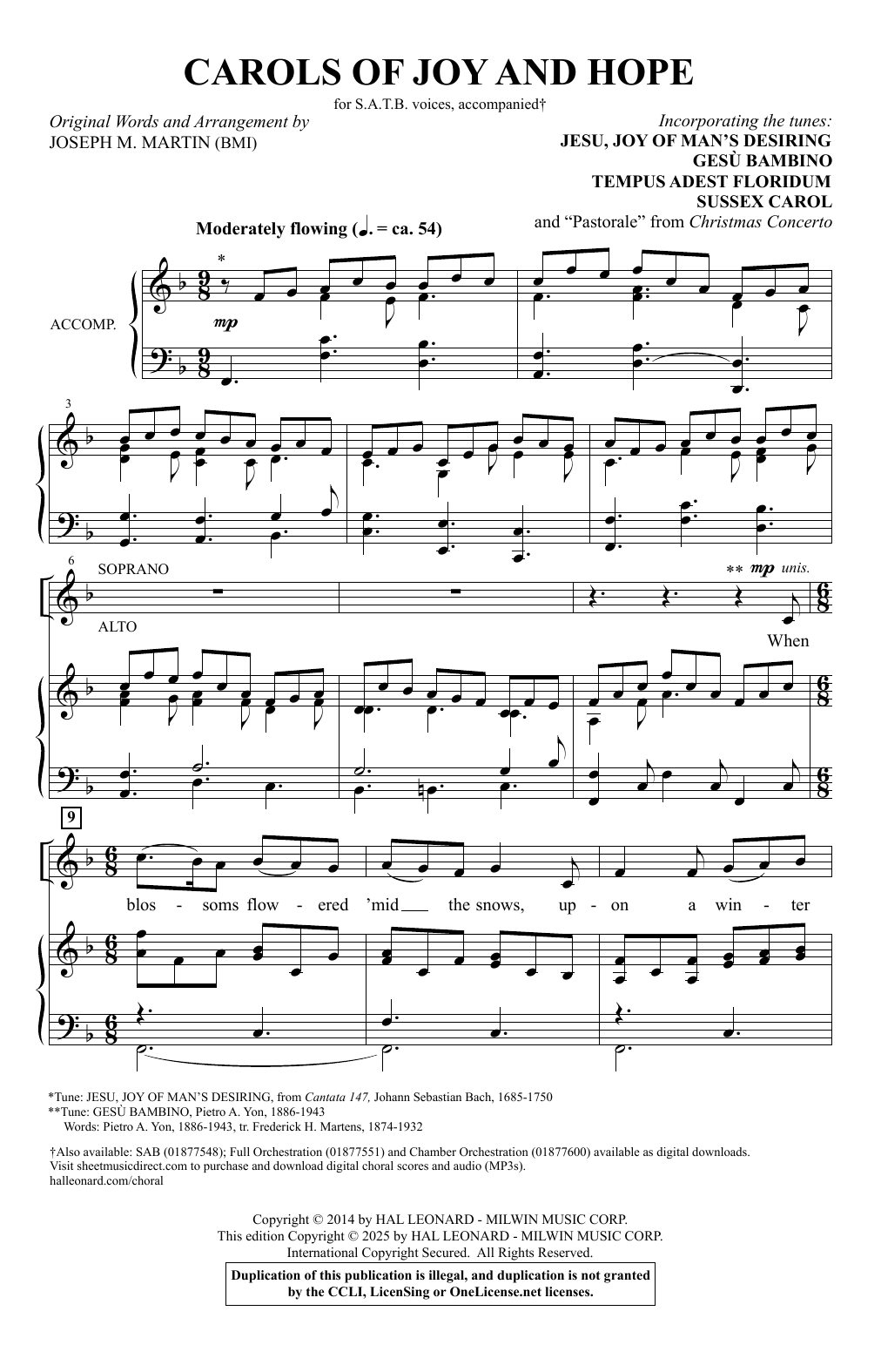 Produktbild zu: Carols Of Joy And Hope