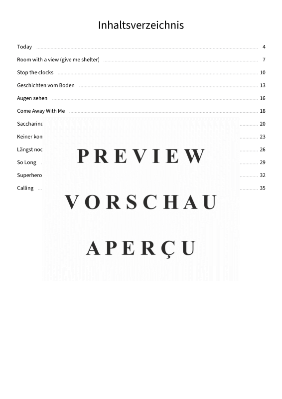 Produktgalerie: Seite 5 von 11 Herz und Tiefgang - Donots Leadsheets für die Seele, Donots, Gesang & Akkorde