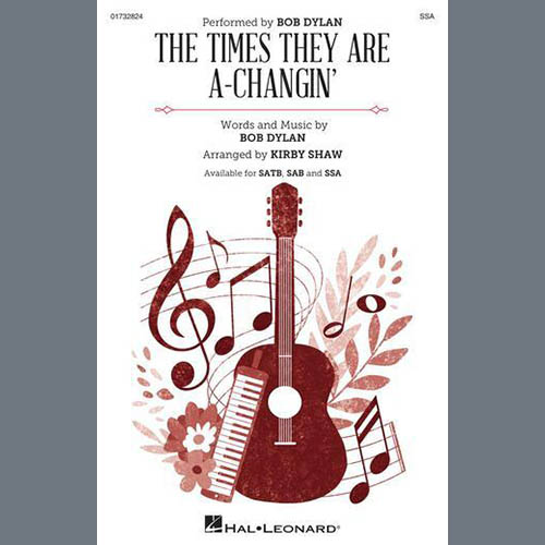 Produktbild zu: The Times They Are A-Changin' (arr. Kirby Shaw)
