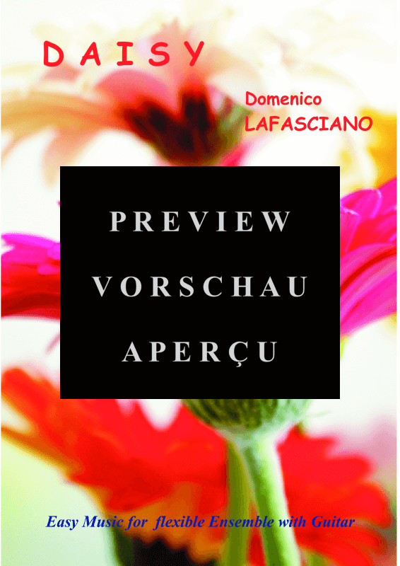 Produktgalerie: Seite 2 von 11 Daisy (Partitur), , Gemischtes Ensemble für flexible Besetzung mit Gitarre