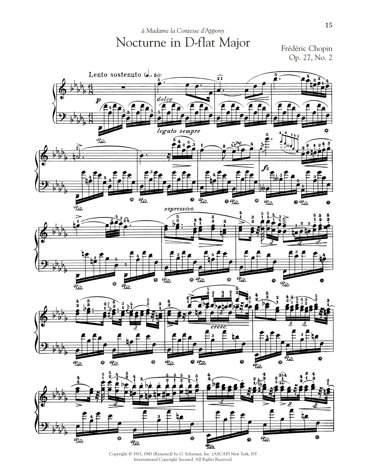 Product picture to: Nocturne, Op. 27, No. 2