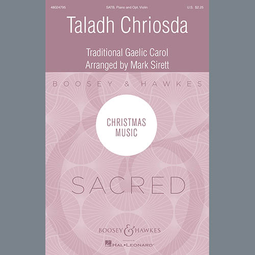 Produktbild zu: Taladh Chriosda (arr. Mark Sirett)