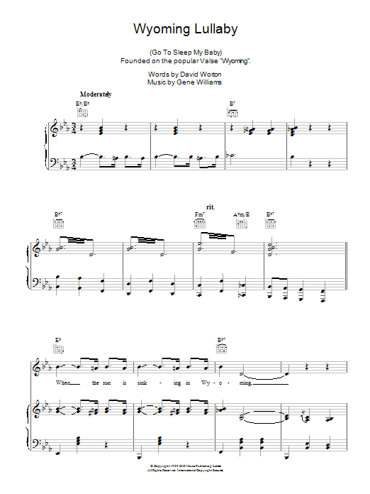 Produktbild zu: Wyoming Lullaby