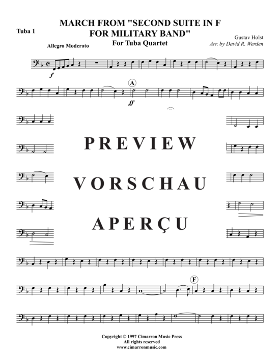 Product gallery: Page 14 of 17 Marsch , , (Tuba Quartet: 2x Baritone, 2xTuba)