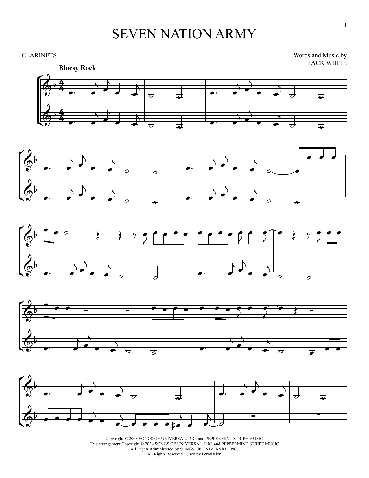 Product gallery: Page 1 of 1 Seven Nation Army, White Stripes