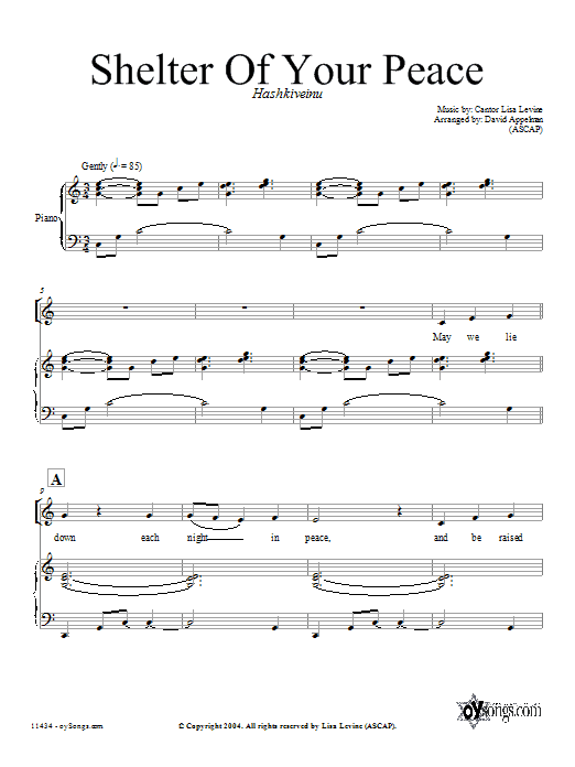 Product gallery: Page 1 of 1 Shelter of Your Peace, David Appelman