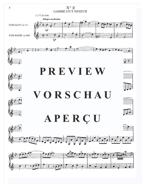 Product gallery: Page 10 of 11 20 Duos for Horns in Different Keys, , Horn Duet