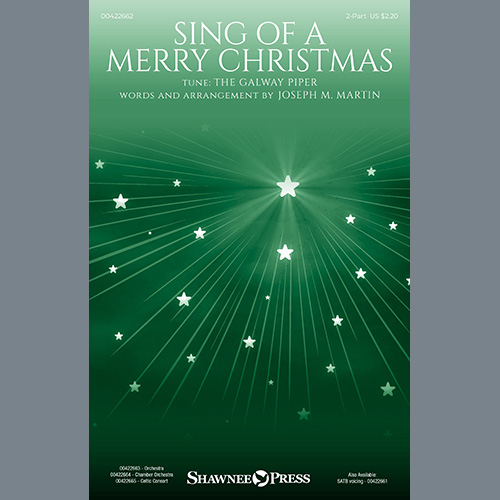 cover: Sing Of A Merry Christmas, Joseph M. Martin, Chor