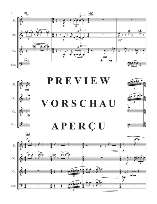 Product gallery: Page 7 of 21 Elaine´s Imitation Dance , , (flute, oboe, clarinet and bassoon)