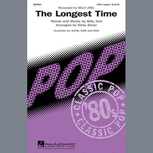 cover: The Longest Time (SAB with Tenor Solo) (arr. Kirby Shaw), Billy Joel, Chor