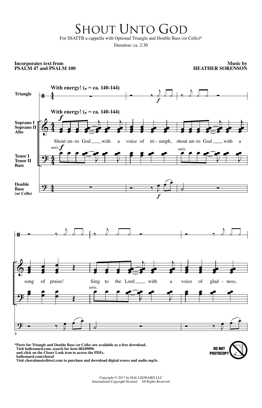 Produktbild zu: Shout Unto God