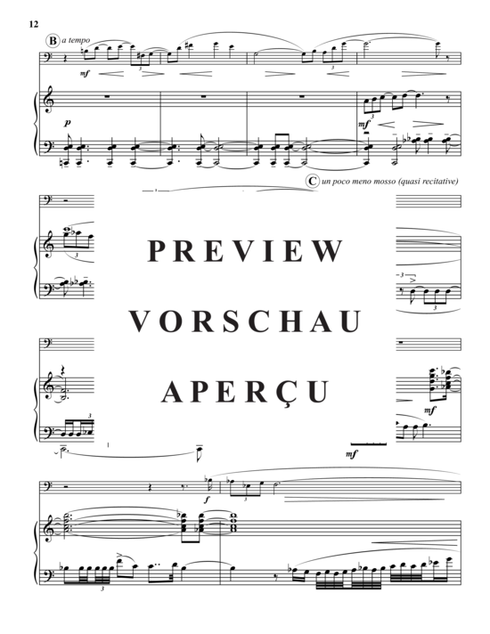 Product gallery: Page 14 of 21 Concerto for Euphononium , , (piano + euphonium)