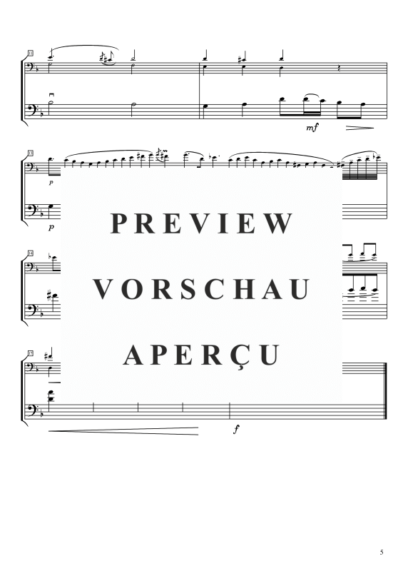 Produktgalerie: Seite 6 von 11 Sonate G- Dur, , Cello und Kontrabass