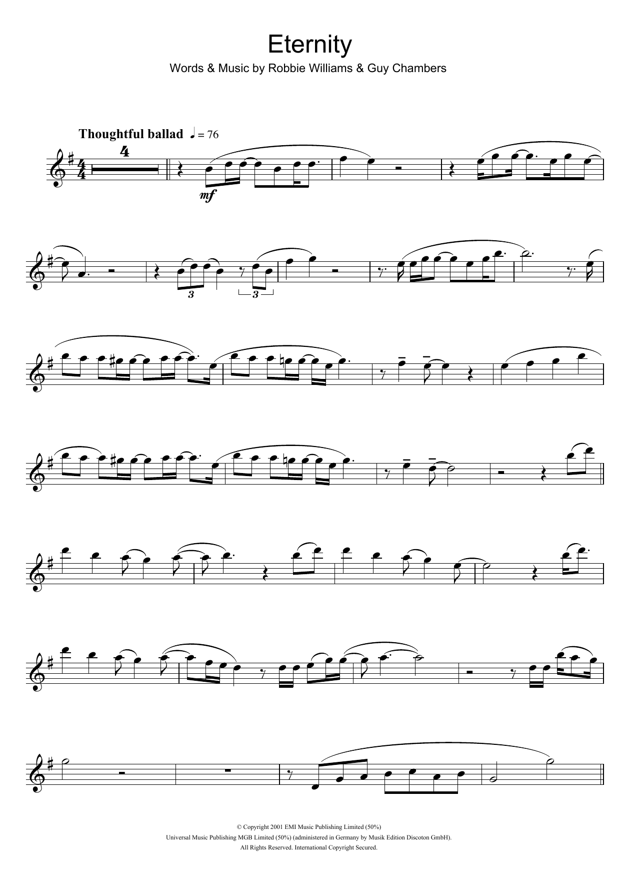 Product gallery: Page 1 of 1 Eternity, Robbie Williams