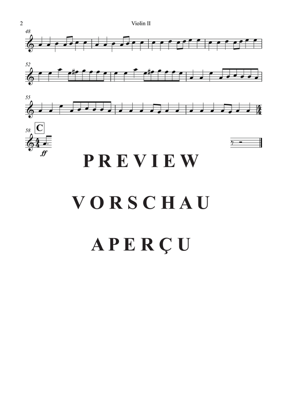 Product gallery: Page 5 of 7 König der letzten Tage - Gloria: Violine 2, , Violin