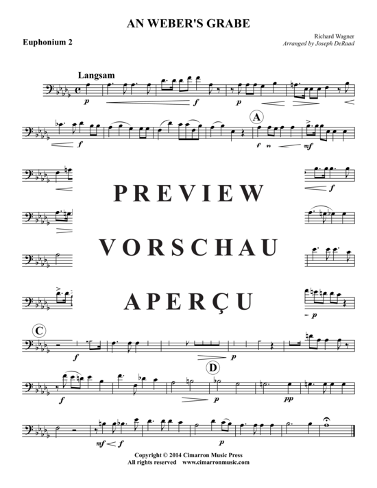 Product gallery: Page 6 of 9 An Webers Grabe , , (2x Baritone, 2x Tuba)