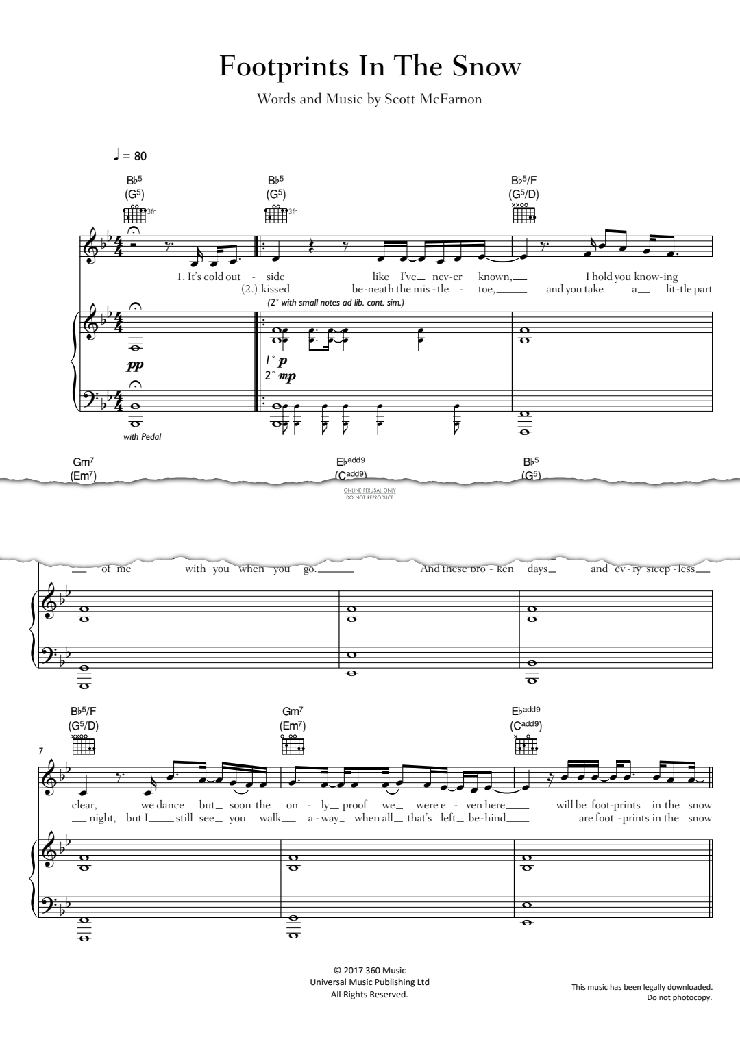 Produktgalerie: Seite 1 von 1 Footprints In The Snow, Jamie Lawson, Gesang, Gitarre, Klavier