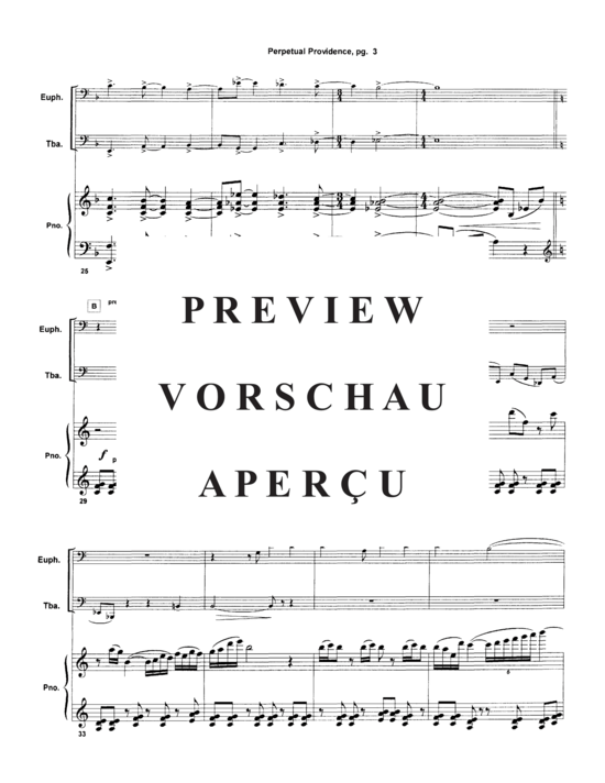 Produktgalerie: Seite 5 von 21 Perpetual Providence , , (Euphonium, Tuba + Klavier)