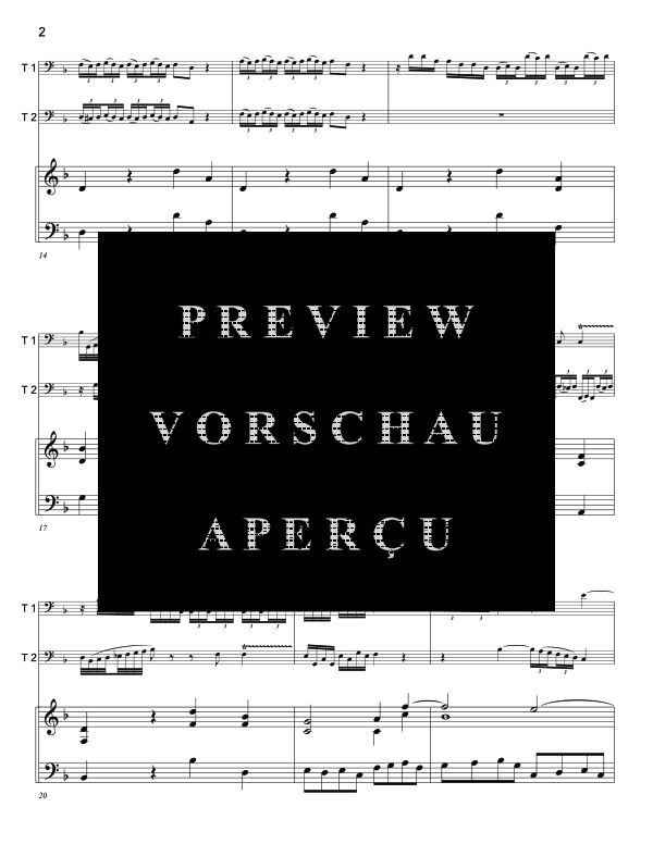 Produktgalerie: Seite 6 von 11 Concerto in D Minor, , (Trio 2x Tuba und Klavier)