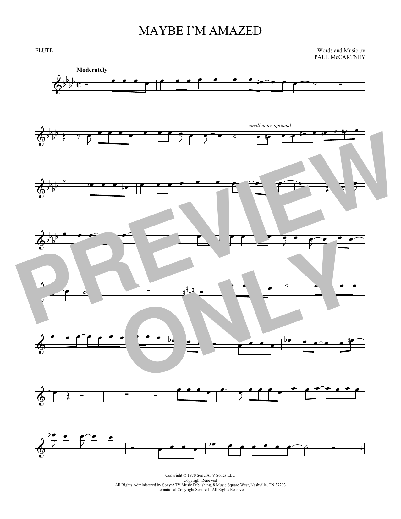 Product gallery: Page 1 of 1 Maybe I'm Amazed, Paul McCartney